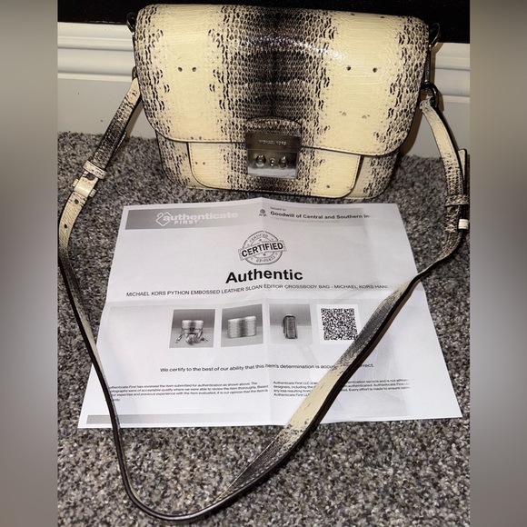 Michael Kors snake Sloan shoulder crossbody bag - Picture 16 of 16